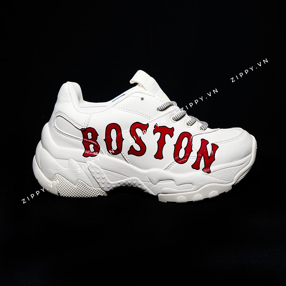 MLB Korea Low-Top Sneakers Màu Trắng-Logo Boston Đỏ | Zippy Store