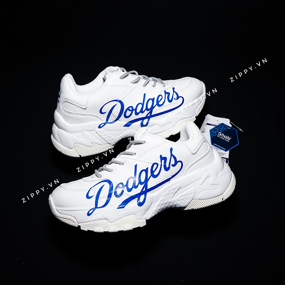 Giày MLB Kids Chunky P LA Dodgers màu trắng chữ Dodgers SHIN Baby Closet